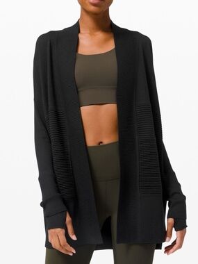 Lululemon Athletica Women’s Black Sweater Cardigan